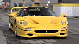 1 of only 31 1997 Ferrari F50 Giallo Modena with Tubi Style Exhaust | Start Up Sounds & Driving! Ferrari F50 Giallo Modena