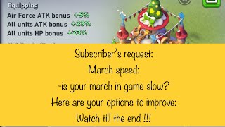TOPWAR March Speed: Is Your March In Game Slow? Here Are Your Options!