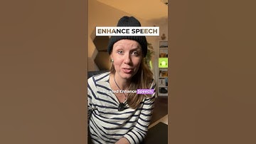Ai Enhance Speech in #premierepro