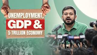 Kanhaiya Kumar Press Conference | Unemployment, GDP, 5 Trillion Economy.