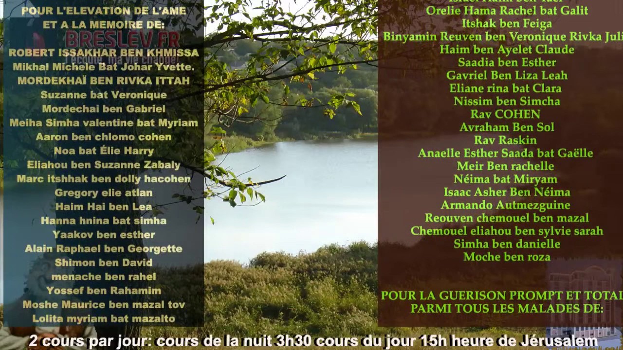 Accepter les affronts en criant vers Hachem (22/05/20)