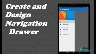 Create and design navigation drawer in Android Studio Part 3