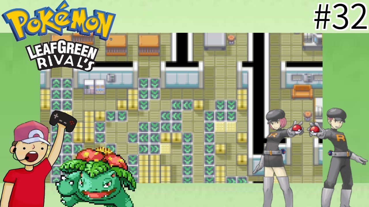 Pokemon Leaf Green (Rivals Edition) Episode #32: Rocket Warehouse - YouTube