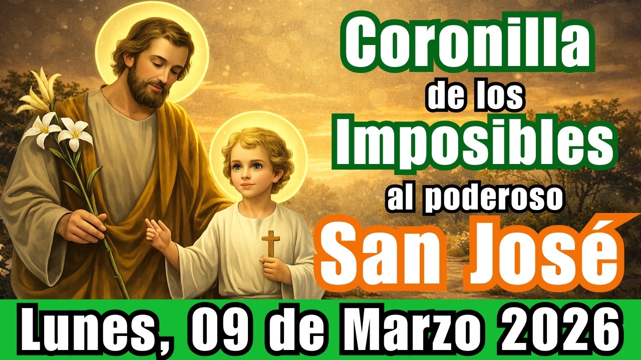 Coronilla de los Imposibles al Poderoso San José – Lunes 09 de Marzo de 2026