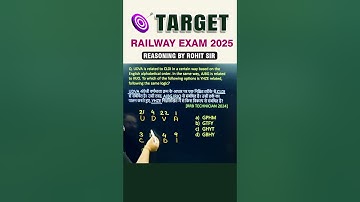 🔥CODING DECODING | REASONING BY ROHIT SIR | #shorts #ssc #rrbntpc #rrbgroupd #radianmensa