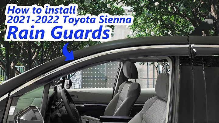 How to install 2021-2022 Toyota Sienna Rain Guards