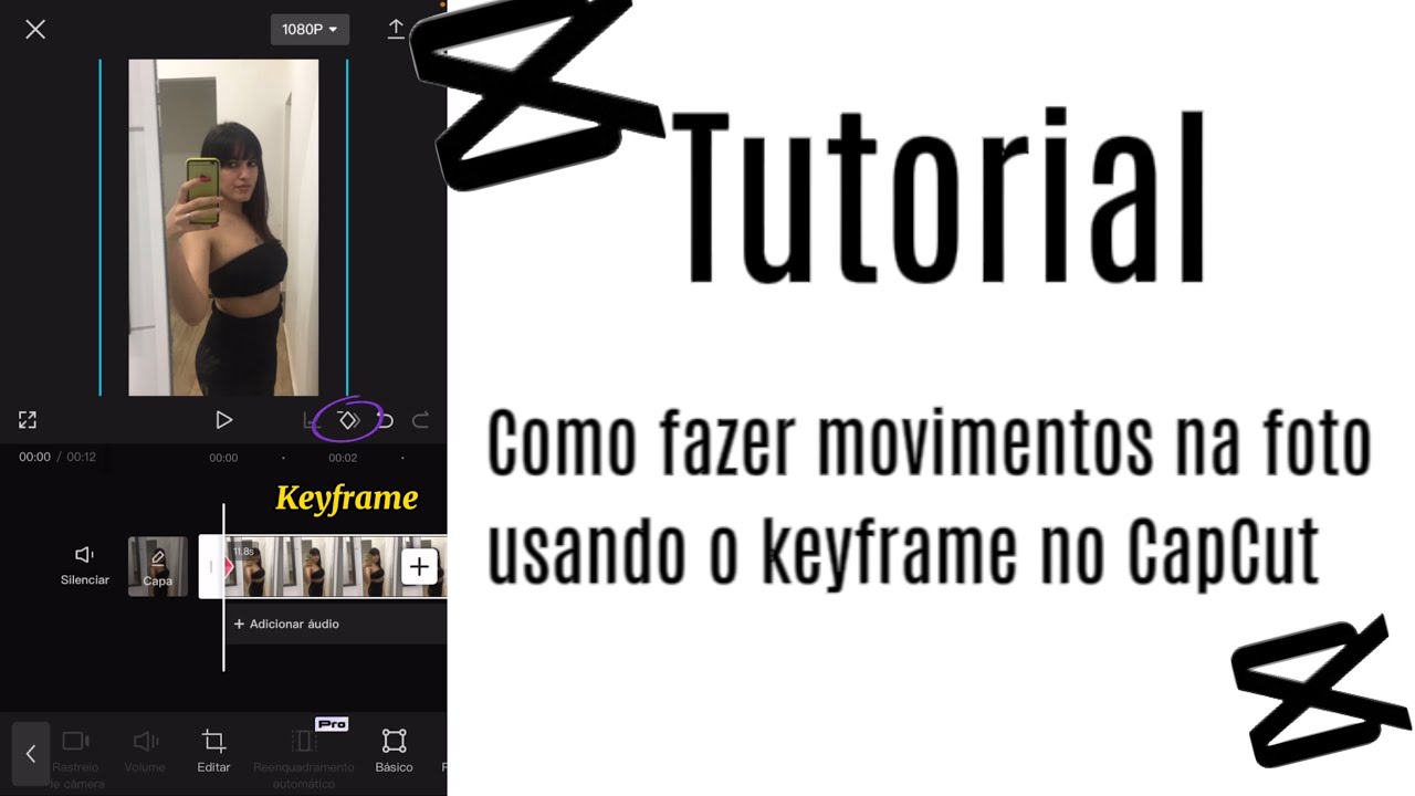 Tutorial CapCut | Photo Keyframe | Como fazer movimentos na foto usando ...