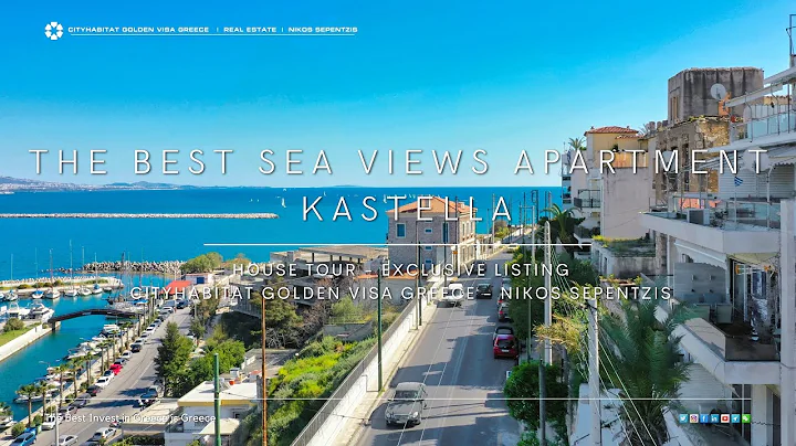 Sea Views Apartment for Sale in Greece, Kastella, Pireas, 110sqm - 2 Bedrooms - Golden Visa Greece