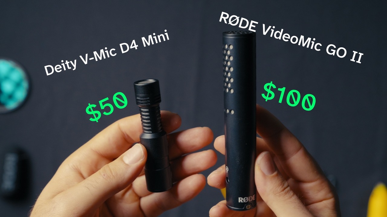 $50 vs $100 On-Camera Microphone Test (RØDE vs Deity)