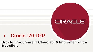 Oracle 1Z0-1007 Exam VCE Questions Answers
