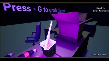 #UE4 #indiegame - UV lights and Pickup icons