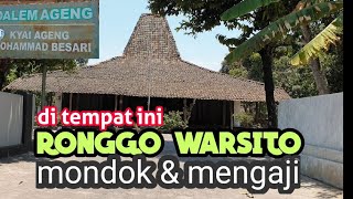 Di tempat ini Pujangga Ronggo Warsito nyantri dan mengaji, situs budaya di Tegalsari, Ponorogo