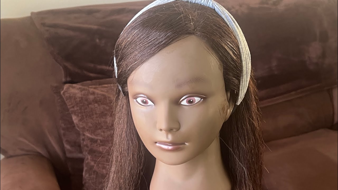 ASMR MANNEQUIN HAIR CURL QUICK STYLE ROLE PLAY YouTube