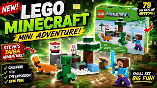 This LEGO Minecraft Set Is WAY TOO GOOD… 👀🔥 Building a lego set!!!