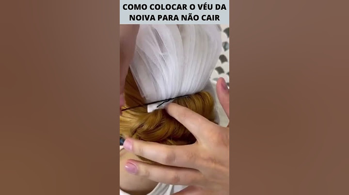 Como Colocar o Véu da Noiva para não Cair #SHORTS