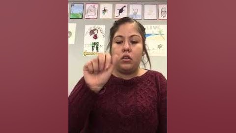 ASL 2 - Unit 8 - Vocabulary Video