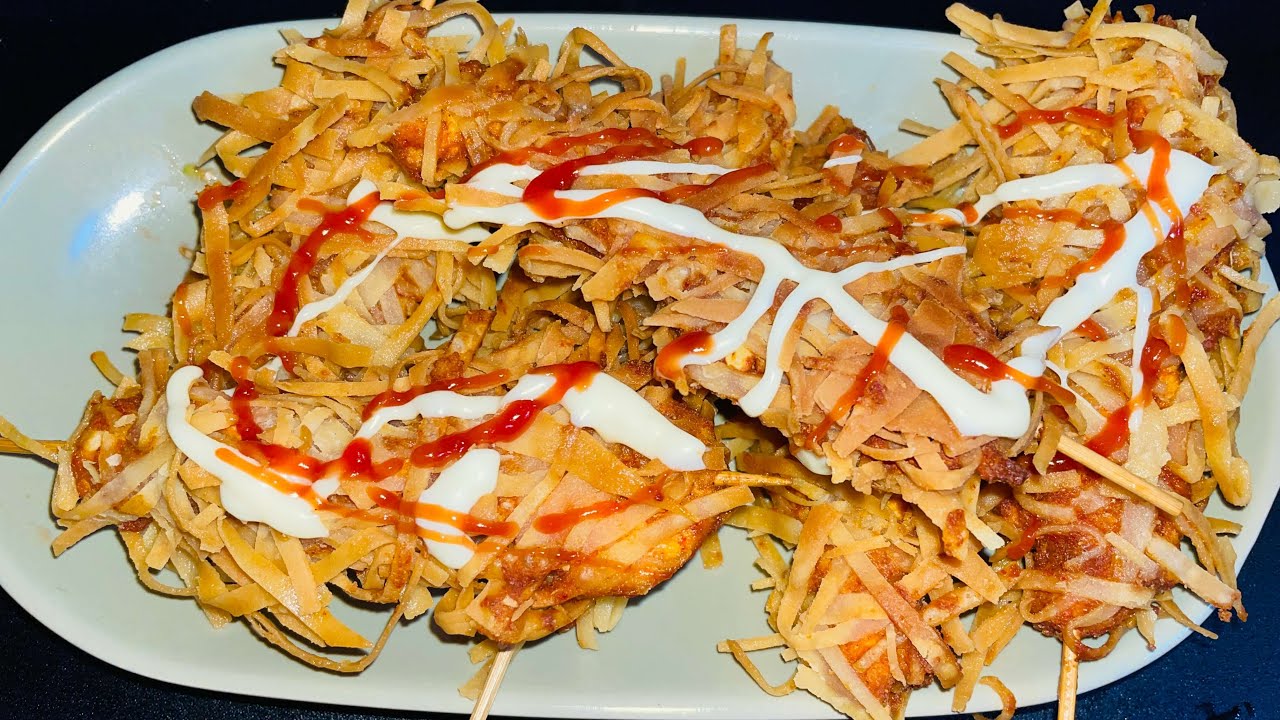 Crispy Thread Chicken Recipe | Thread Chicken | Ramadan Special Recipe ...