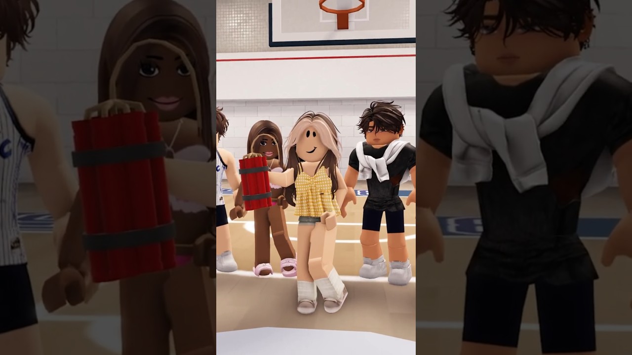 💗 School Love | When Will The Bomb Explode? | 🏡 Roblox Story #roblox #shorts