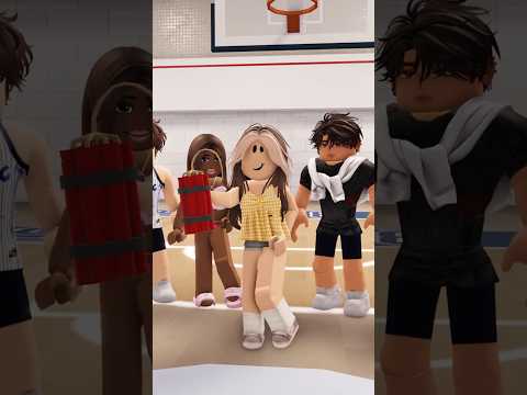 💗 School Love | When Will The Bomb Explode? | 🏡 Roblox Story #roblox #shorts