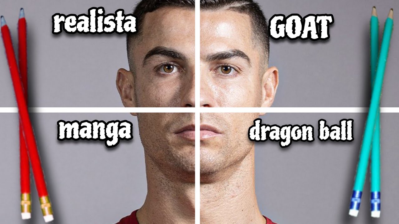Dibujo a Cristiano Ronaldo en 4 ESTILOS SORPRENDENTES ¡La Ruleta Decide!
