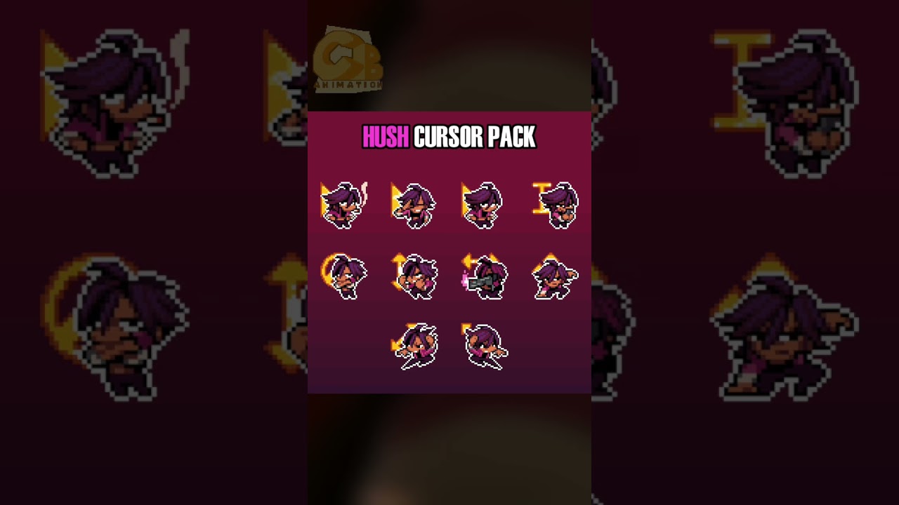 Hush hush! New Cursor Pack just landed - Dispatch Inspired Pixel Art by Critical Bonk!
