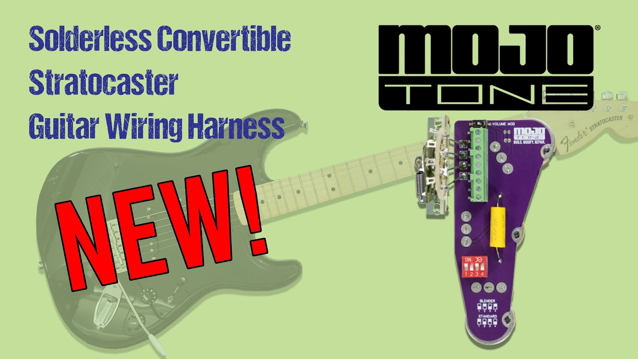 Проводка для гитары Mojo Solderless Convertible Strat 