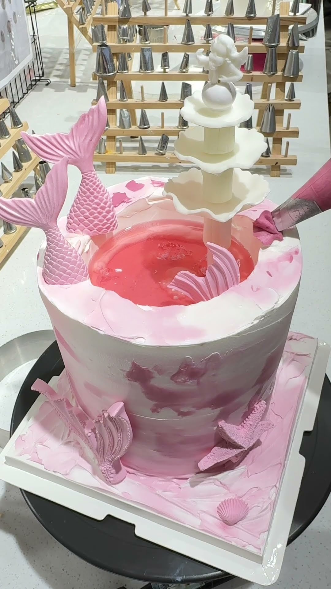 Chocolate Mermaid (classmate fondant style