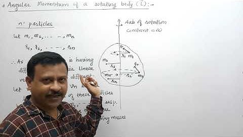 ROTATIONAL DYNAMICS L18,ANGULAR MOMENTUM, LAW OF CONSERVATION OF ANGULAR MOMENTUM & ITS EXAMPLES