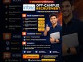 Infosys Off Campus Hiring 2026 🔥 Salary upto ₹21 LPA | 2024 &amp; 2025 Batch | Apply Now