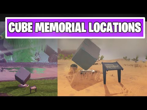 Vidéo: Emplacements Du Mémorial Fortnite Cube: Où Trouver Les Mémoriaux Du Cube Dans Le Désert Et Le Lac