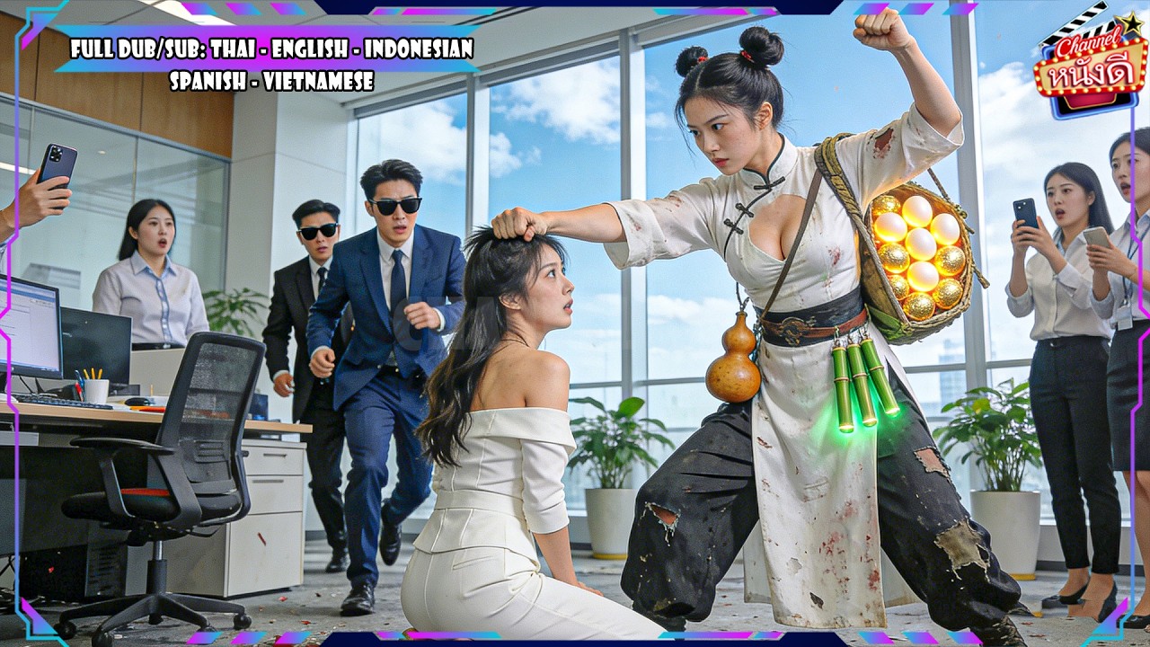 สาววันแรกไปทำงานถูกรังแก ไม่รู้ตัวว่าล้อผิดเทพธิดานักรบลงจากเขา