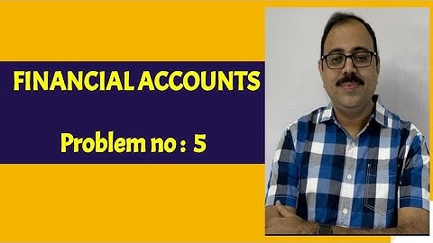 Final accounts || Problem no 5