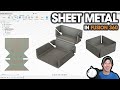 Intro to SHEET METAL in Fusion 360 - Sheet Metal Beginners Start Here!