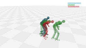 Motion In-betweening for Physically Simulated Characters (SIGGRAPH Asia Posters 2022)