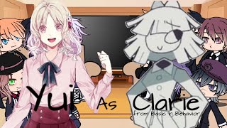 Diabolik Lovers react to yui as Claire (from basic in behavior)