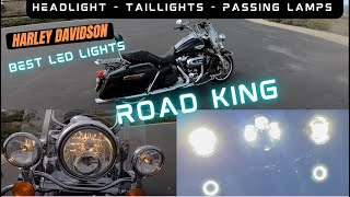 Лучшие светодиодные фонари Harley Davidson Road king, простая установка по принципу «подключи и работай»