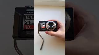 ⚡Clean black hit - Casio Exilim EX-ZS100 compact camera #Y2K #Nostalgia #2000s #Digicam #Shorts