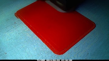 unfinished rasberry pi case time lapse printed on a Zortrax M200