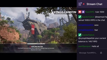 Rapids Network Twitch TipBot