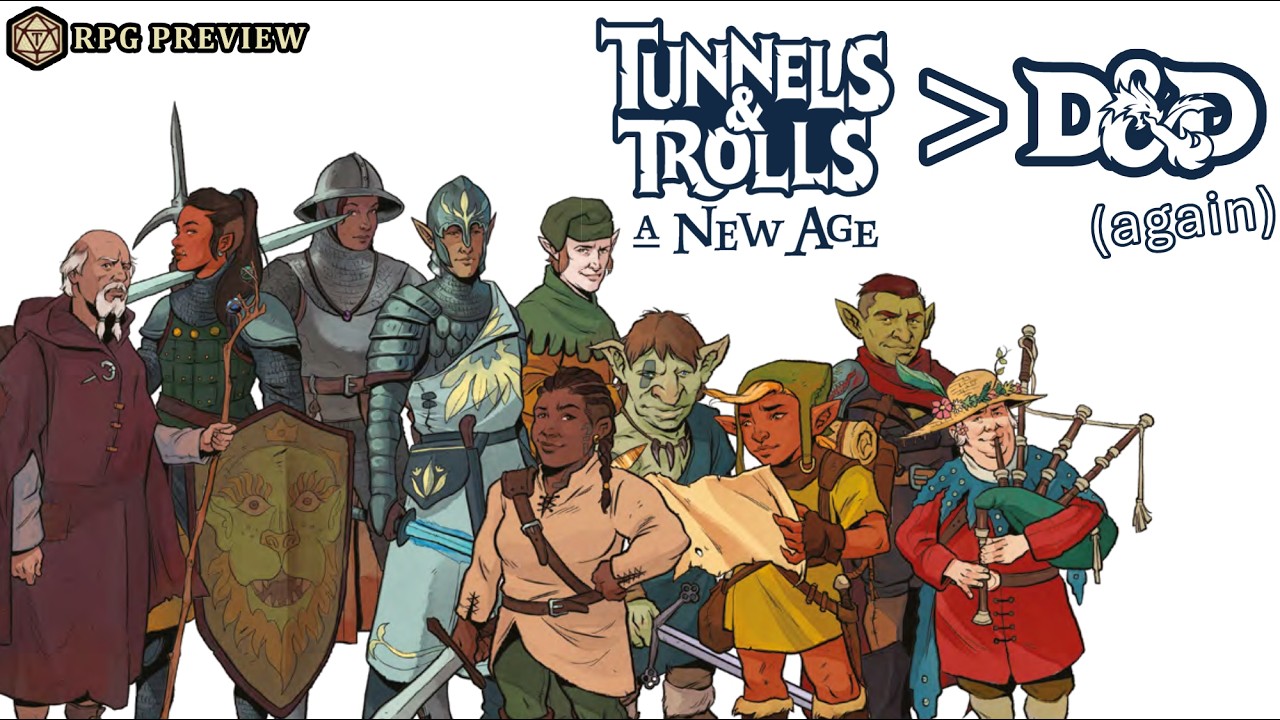 Is the new Tunnels and Trolls any good? An RPG Preview - YouTube