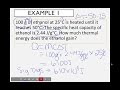 Calculating Thermal Energy Q