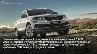 Названы плюсы и минусы кроссовера Skoda Karoq