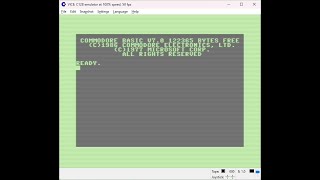 VICE  C128 emulator