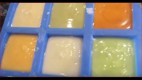 CP Soap Natural Color Testing With Barley, Carrot Juice, Moringa, Tumeric, Red Prickly Pear
