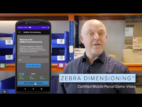 Zebra Dimensioning™ Certified Mobile Parcel Demo Video