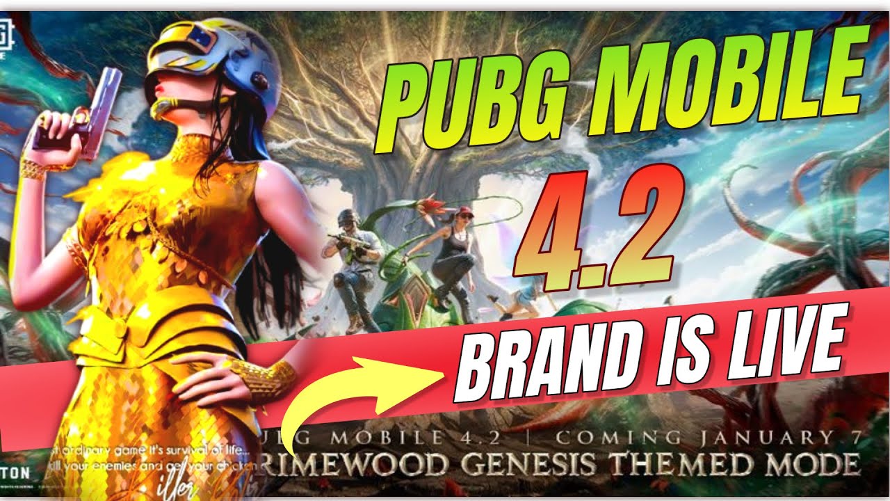 PUBG Mobile 4.2 Update LIVE 🔴 | Primwood Genesis Gameplay, New Mode, Events & Rewards