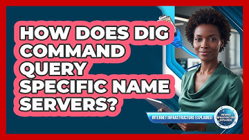 How Does Dig Command Query Specific Name Servers?