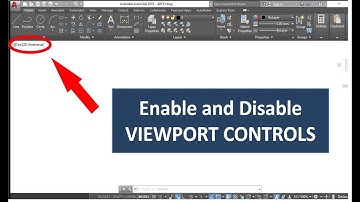 How to show and hide viewport control ( views and visual styles) in AutoCAD II AutoCAD Tutorial -21