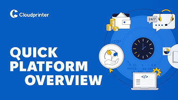 Cloudprinter.com Platform Overview - Print Smarter, not Harder