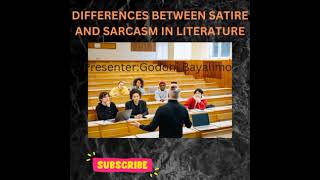 Información DIFFERENCES BETWEEN SATIRE AND SARCASM IN LITERATURE. Actualización